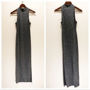 Turtleneck maxi dress